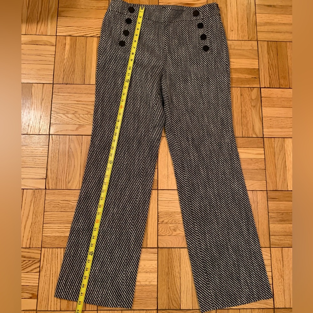 NWT Loft black and white Marisa trouser with sailor buttons - Picture 12 of 12
